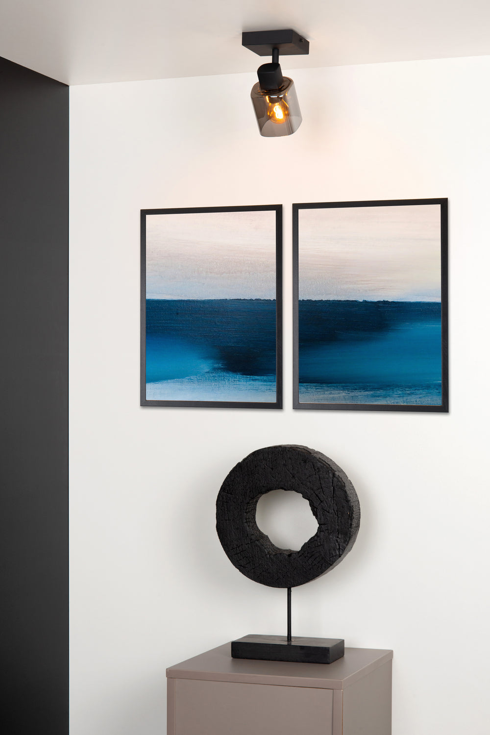 Lucide ALION plafondspot, 1xE14, 25W max, 230V, IP20, Zwart metaal, verstelbaar 360° retro design