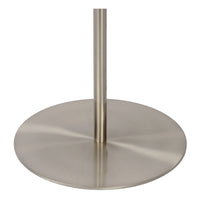 Lucide ANSELMO LED leesvloerlamp, dimbaar 9W 3000K, 100-240V, IP20, metaal, satijnnikkelafwerking