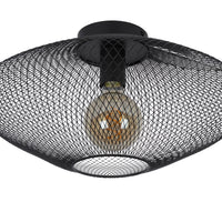 Lucide MESH loftlampe Ø45cm, E27 fatning, 220-240V, maks. 40W, metal mat sort, IP20 moderne design