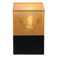 Lucide RENATE væglampe, 1xE27 fatning, maks. 40W, metal, mat sort og guld, 220-240V, IP20