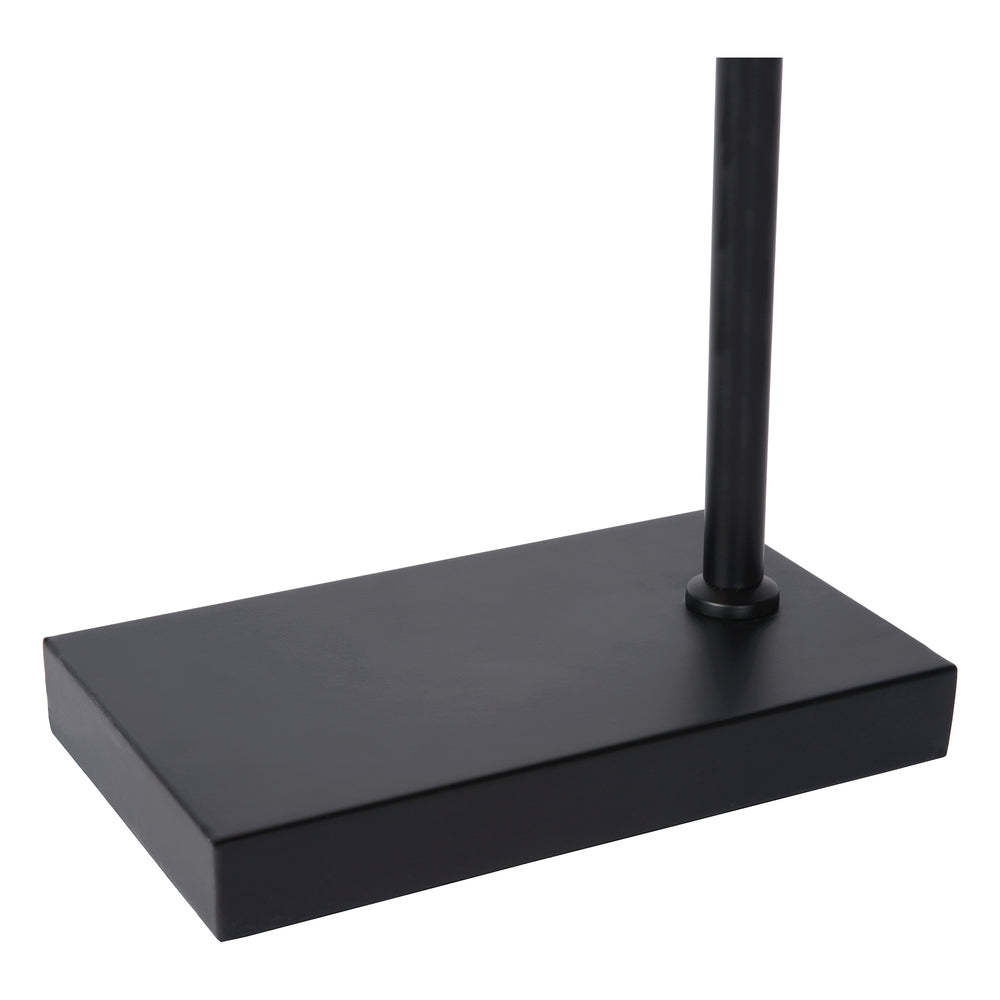 Lucide LEANNE tafellamp, E27 fitting, 40W max, 220-240V, IP20, modern mat Zwart metaal, 52cm hoogte