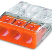 Wago lasklem 3-voudig 0,5-2,5 mm² 2273-203 - IP20 compact en betrouwbaar voor kleine ruimtes - 100 stuks