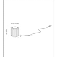 Lucide Turbin LED tafellamp 5W 3000K IP20 metalen cilindervorm ontwerp Zwart moderne stijl