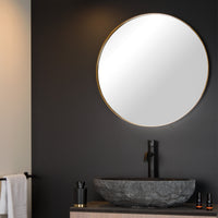Lucide BRICE LED Badezimmer-Deckenleuchte, rund 8W dimmbar 3000K IP44 Matt Schwarz Ø117mm