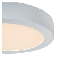 Lucide BRICE plafón LED para baño, regulable 15W 3000K, IP44 redondo 24cm Blanco diseño moderno