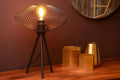 Lampada da tavolo Lucide mesh nero 30cm 1xE27 LED 220-240V