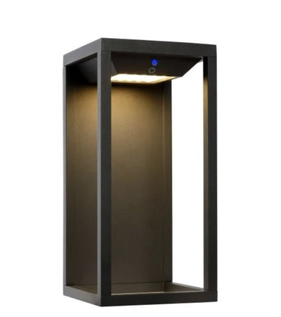 Lucide tenso solar LED wandlamp 3000K IP54 antraciet