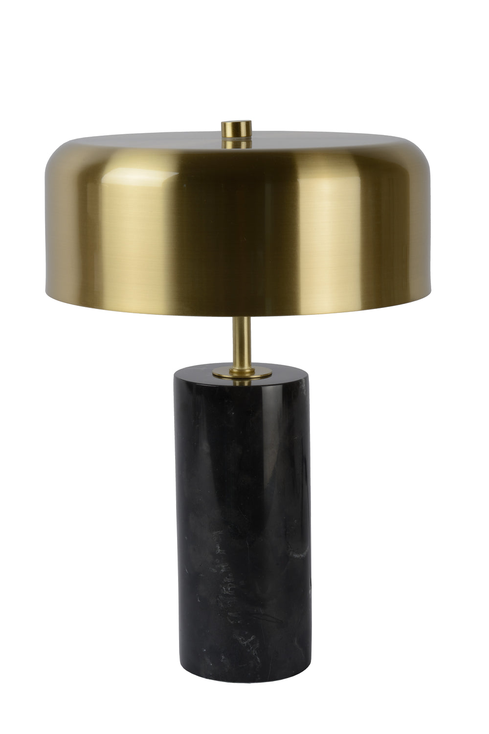 Lucide MIRASOL modern bordslampa Ø25cm Svart marmor metall, 3xG9 socklar, dimbar med strömbrytare på kabel, IP20