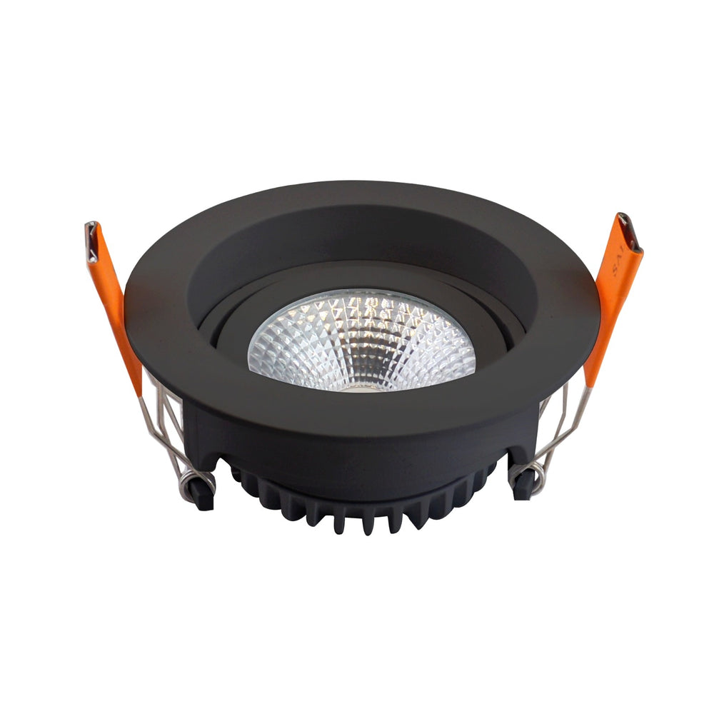 LED inbouwspot van LCB, 95mm, 5W, 420 lumen, 2700K warm wit, IP65, dimbaar, voor badkamer