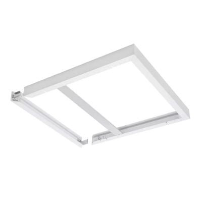 60x60cm vit aluminium LED-panel ljus med 75mm höjd och hög lumen output