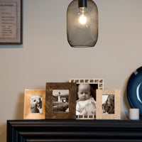 Lucide Mesh hanging lamp Black, round metal shade Ø150mm, E27 socket 60W max, height adjustable, IP20