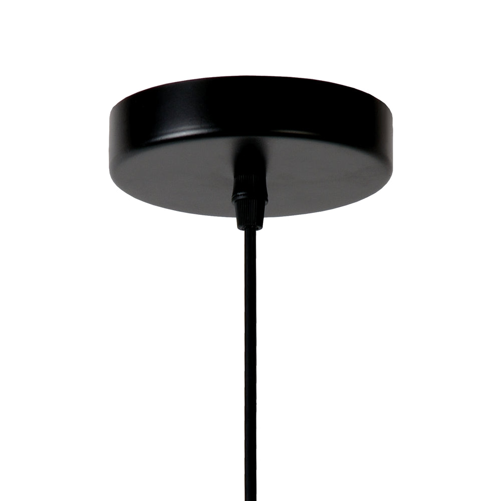 Lucide MESH hængelampe Sort Ø28cm 1xE27 moderne metal pendellampe IP20 højdejusterbar dæmpbar