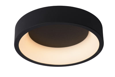 Lucide TALOWE Lampada da soffitto LED, dimmerabile 20W 3000K IP20 rotonda Alluminio nero Ø300mm