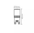Lucide G9 LED-lamp Ø1,5cm dimbaar 2700K wit 3,5W 1x nuttige lumen CRI 80