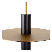 Lucide SELIN 35cm hanglamp zwart, 1xGU10, 220-240V LED, E27 fitting