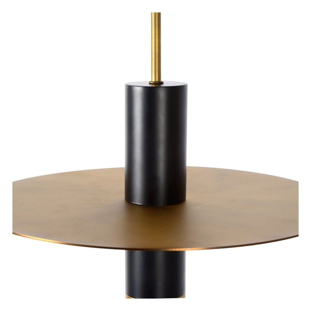 Lucide SELIN 35cm hanglamp zwart, 1xGU10, 220-240V LED, E27 fitting
