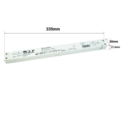 adattatore di alimentazione led glp 24v 150w design sottile ip20 6.25a