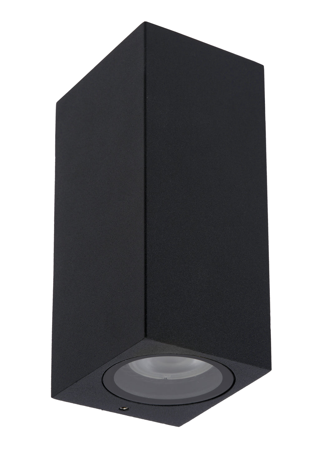 Lucide ZARO applique murale moderna Nero, 2xGU10 35W, 220-240V, IP44 esterno interno design quadrato in alluminio