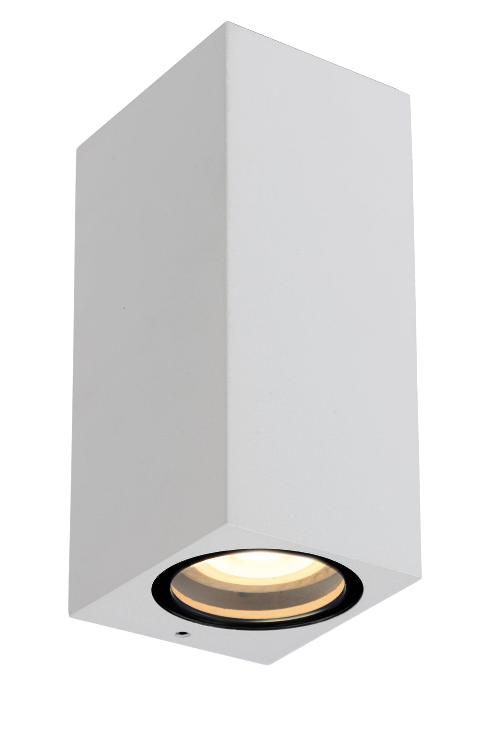Applique murale LED Lucide ZARO intérieur extérieur, 2xGU10, IP44, Aluminium blanc design moderne
