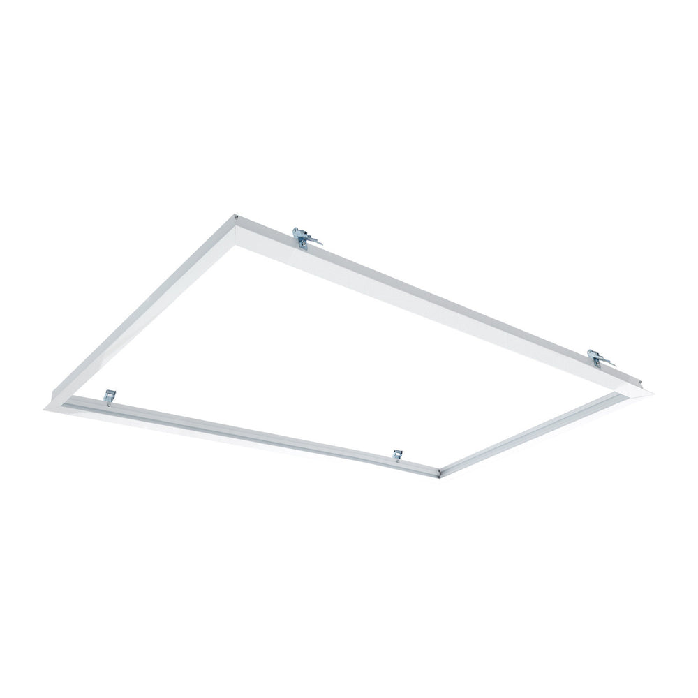 Cadre encastré pour panneau LED Tsong 120x30cm Aluminium blanc, IP20, 220-240V, certifié CE RoHS