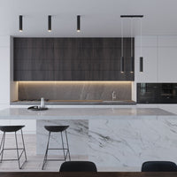 Aigostar LED vägglampa Svart LOOPEZ med 1x GU10-sockel IP20 aluminiumhölje CE RoHS