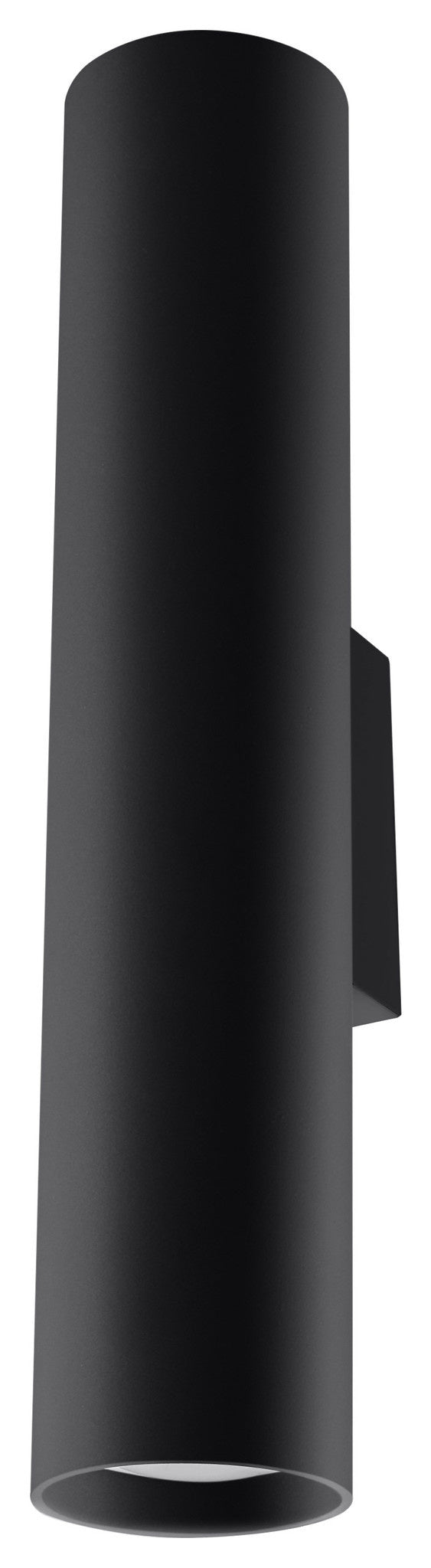 Aigostar LED vägglampa Svart LOOPEZ med 1x GU10-sockel IP20 aluminiumhölje CE RoHS