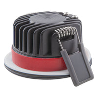 Ledvance brandklassad infälld LED-spotlight 8W 3000K dimbar IP65 Svart 90CRI 36° spridning