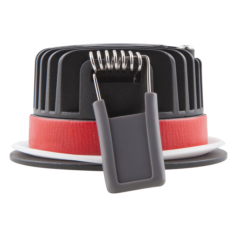 Ledvance brandklassad infälld LED-spotlight 8W 3000K dimbar IP65 Svart 90CRI 36° spridning