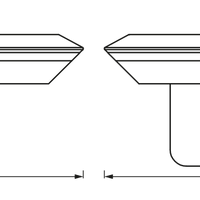Ledvance Endura Style sol GLOW Vægsensor LED 3.6W 3000K IP44 Mørkegrå Udendørslampe