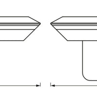 Ledvance Endura Style sol GLOW Vægsensor LED 3.6W 3000K IP44 Mørkegrå Udendørslampe