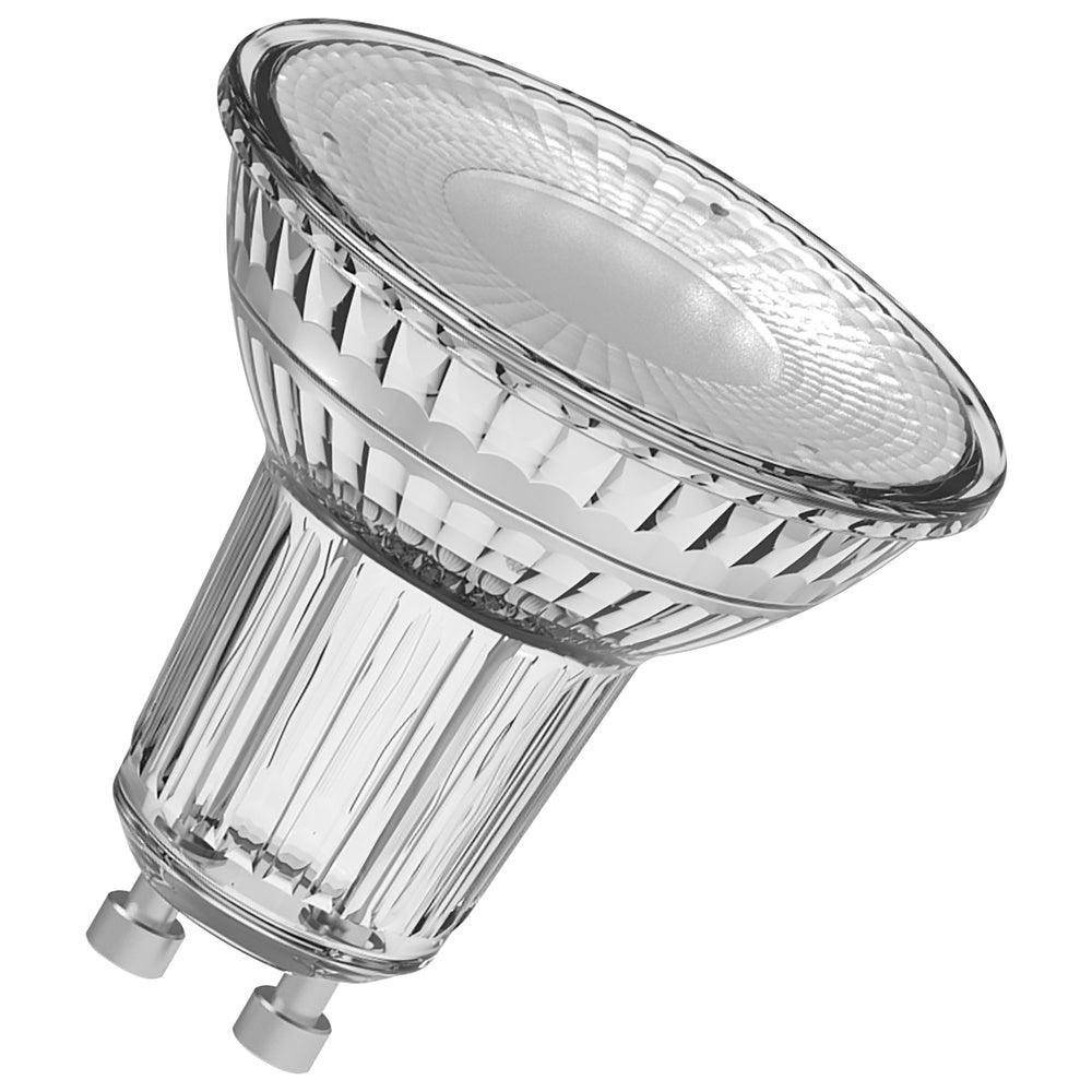 Ledvance Faretto LED GU10 2.6W 2700K 230 lumen 36° Argento Da Soffitto o Da Parete IP20