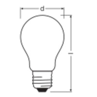 Ledvance LED Classic A60 Opal E27 Regulable 3.8W 2700K 806 lúmenes Blanco Cálido Clase Energética A