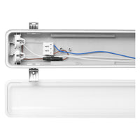 Luminaria de tubo LED de 60cm IP65 resistente al agua para tubos LED dobles