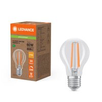 Ledvance LED Classic A E27 Blanco Cálido 2700K 3.8W regulable bombilla clara 806 lúmenes 220-240V IP20 50000h