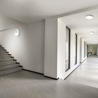 Ledvance LED Bulkhead Rund 300mm 17W IP65 IK10 3000K 4000K Vit Ytmonterad Vägg Takarmatur