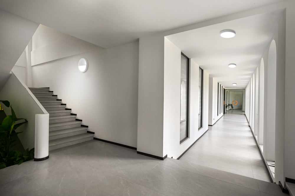Ledvance LED Bulkhead Rund 300mm 17W IP65 IK10 3000K 4000K Vit Ytmonterad Vägg Takarmatur