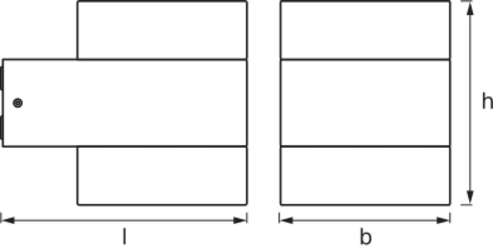 Ledvance ENDURA Style UpDown Puck LED Wandlamp 13W 3000K 980 lumen IP44 Donkergrijs Buiten