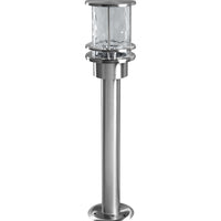 Lampe d’extérieur en acier inoxydable Ledvance ENDURA Classic Post 55cm E27 IP44 avec diffuseur en verre