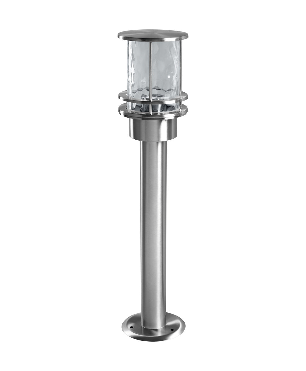 Lampe d’extérieur en acier inoxydable Ledvance ENDURA Classic Post 55cm E27 IP44 avec diffuseur en verre