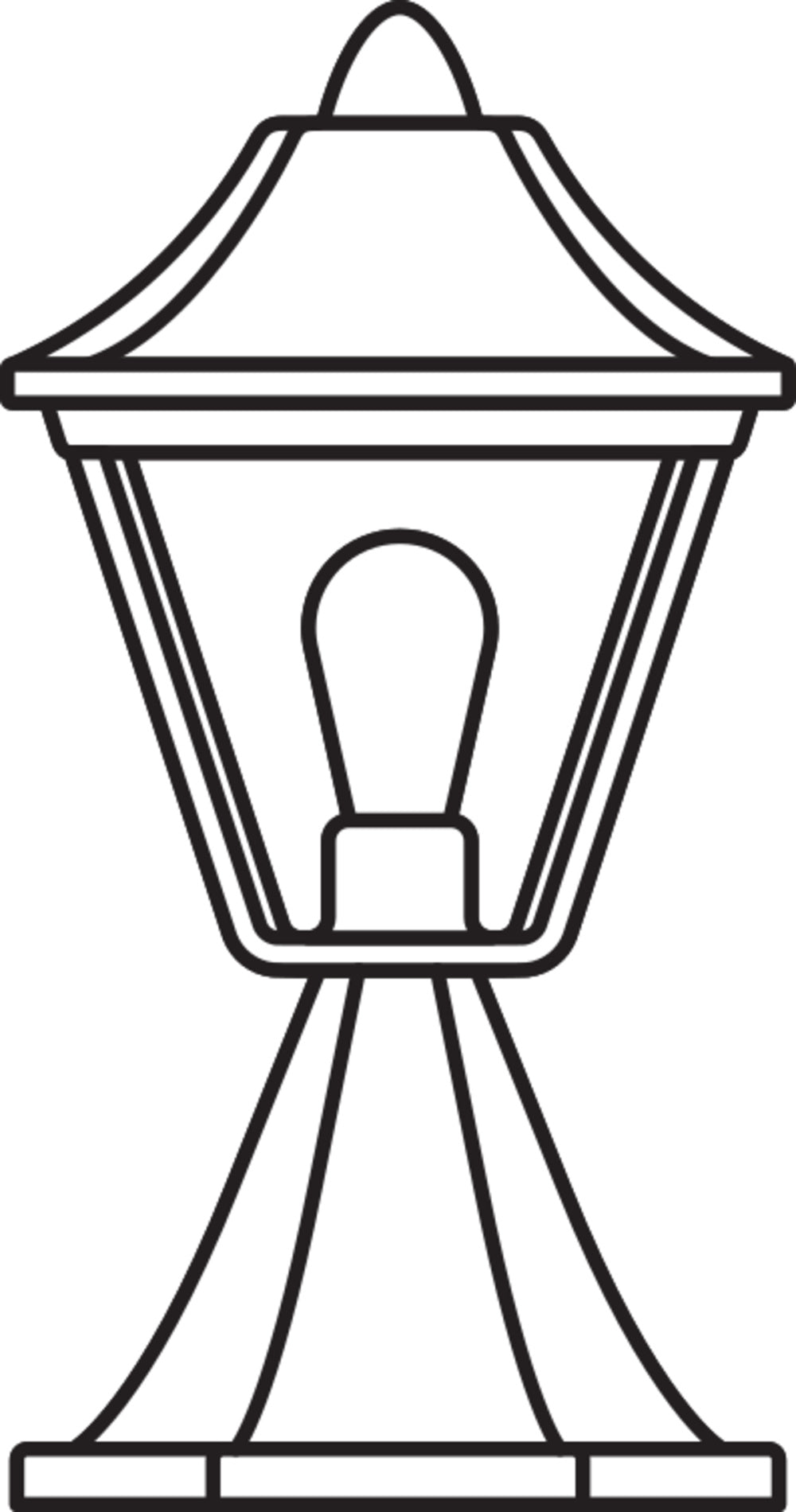 Ledvance ENDURA Classic Tradition 33cm Lanterna da Esterno E27 Nero/Oro IP44 Alluminio pressofuso