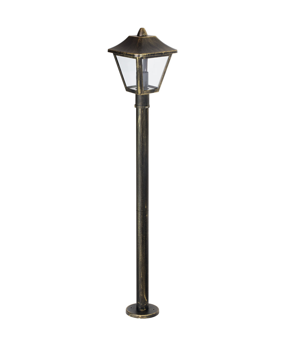 Ledvance ENDURA Classic Tradition lanterna da pavimento per esterni E27 Nero/Oro IP44 alluminio 1000mm