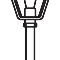 Ledvance ENDURA Classic Tradition lanterna da pavimento per esterni E27 Nero/Oro IP44 alluminio 1000mm