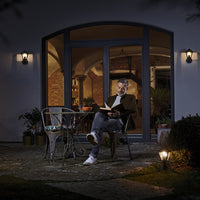 Ledvance ENDURA Classic Tradition utomhus golvlykta E27 Svart/Guld IP44 aluminium 1000mm
