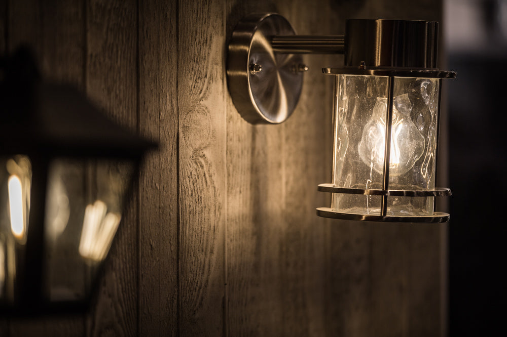 Ledvance ENDURA Classic Post Down E27 outdoor wall light Stainless Steel Glass IP44 220-240V 60W max