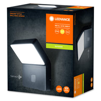 Ledvance ENDURA STYLE Luz de Pared LED 12W 3000K 750 lúmenes IP44 Gris Oscuro Exterior Montaje en Superficie