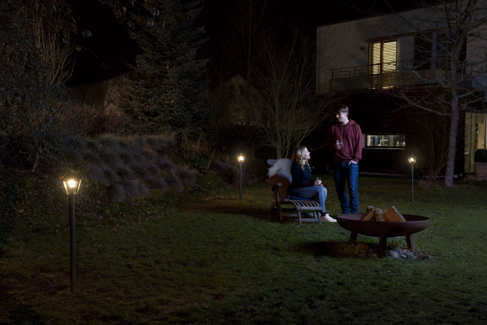 Ledvance ENDURA Classic Tradition 33cm Lanterna da Esterno E27 Nero/Oro IP44 Alluminio pressofuso