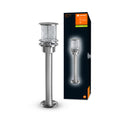 Ledvance ENDURA Classic Stolpe 55cm E27 utomhuslampa i rostfritt stål IP44 med glasdiffusor