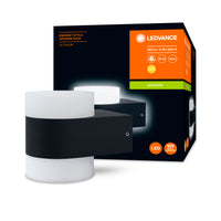 Ledvance ENDURA Style UpDown Puck LED Wandlamp 13W 3000K 980 lumen IP44 Donkergrijs Buiten