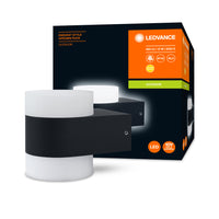 Ledvance ENDURA Style UpDown Puck LED Wandlamp 13W 3000K 980 lumen IP44 Donkergrijs Buiten