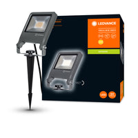 Ledvance ENDURA Garden Flood Spike LED Utomhusbelysning 20W 3000K 1700 lumen IP65 Mörkgrå